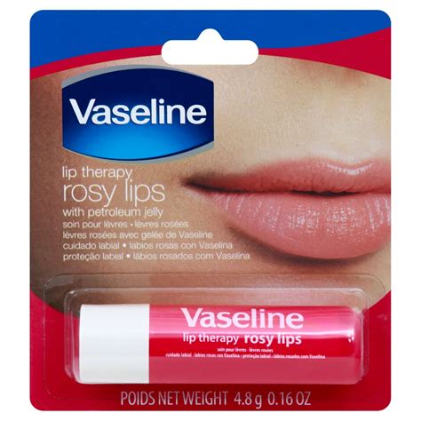 Vaseline Lip Therapy Rosy Lips with Petroleum Jelly - Shop Lip Balm & Treatments at H-E-B