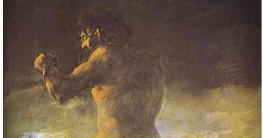 Francisco de Goya | Francisco de Goya Arts: Oil Painting "The Colossus" from Francisco de Goya ...