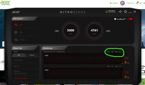 Nitro AN517-51 High temperatures and very low fps during gaming ...