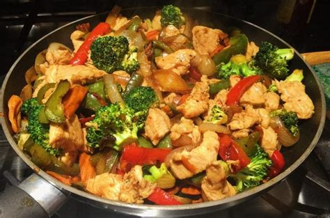 easy chicken stir fry recipe with frozen vegetables