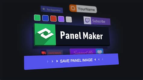 Custom Twitch Panel Maker - Nerd or Die