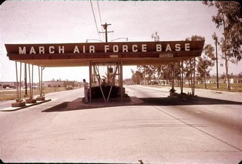 Stationed at March Air Force Base in Riverside, California in 1973, it way my first duty station ...