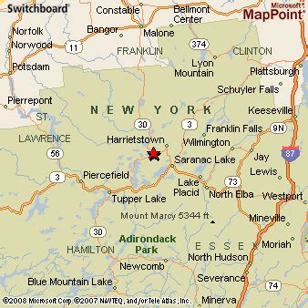 Lake Clear, New York Area Map & More