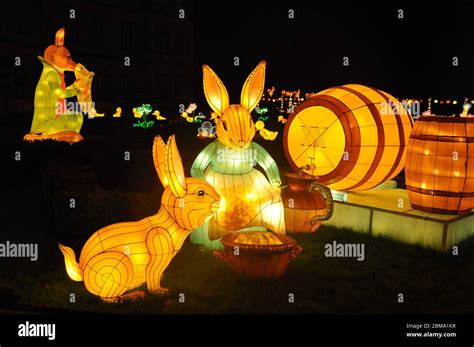 The Festival of Light at Longleat Stock Photo - Alamy