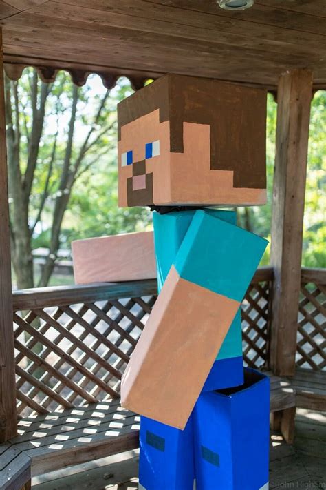 Minecraft Costume Steve Alex Creeper Mario and more! Halloween mascot cosplay | eBay