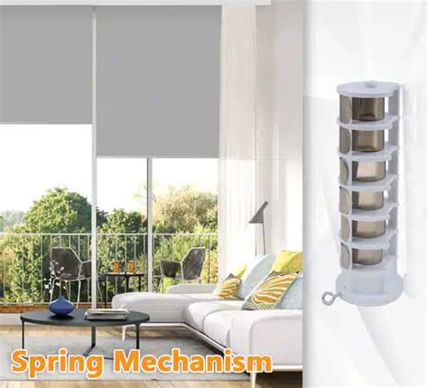 Cordless Window Roller Shade Spring