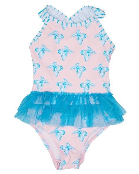 Platypus Australia Girls Tutu Swimsuit - Kids - Butterfly Flutter ...