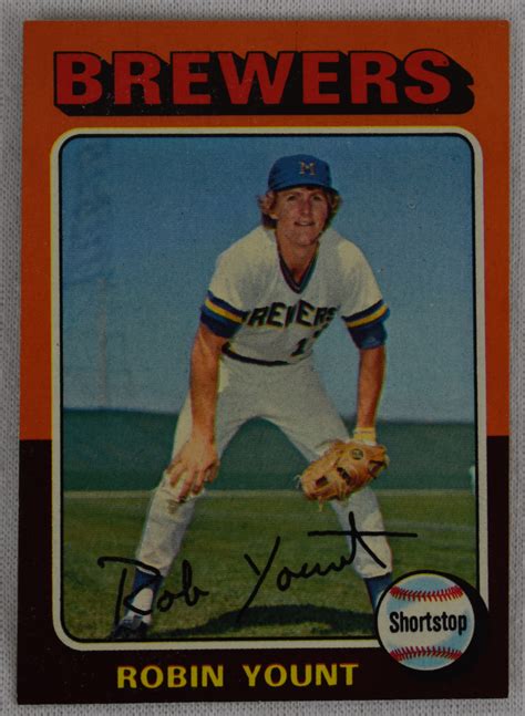 Lot Detail - Robin Yount 1975 Topps Rookie Card #223