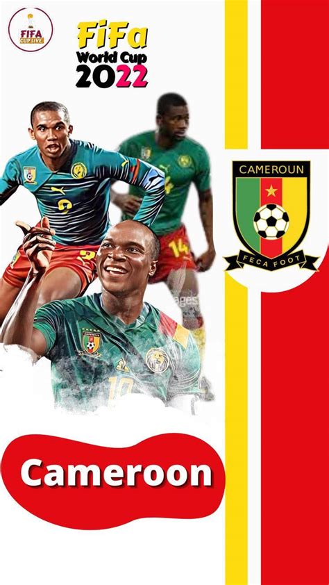 Download Cameroon National Football Team Stunning Poster Wallpaper | Wallpapers.com