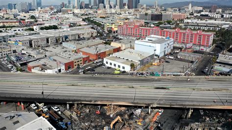 Arson Suspected in Los Angeles Fire That Shut Major Freeway - The New ...