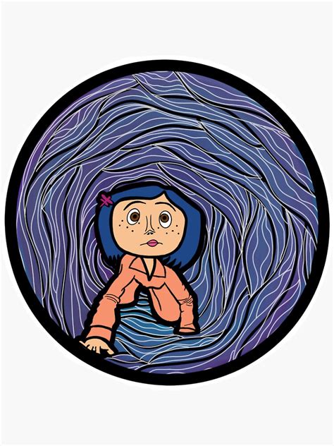 "Coraline Tunnel Sticker" Sticker for Sale by alexajadeart | Redbubble