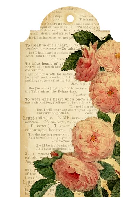 Free Printable Flower Tags for Valentine’s Day – Call Me Victorian