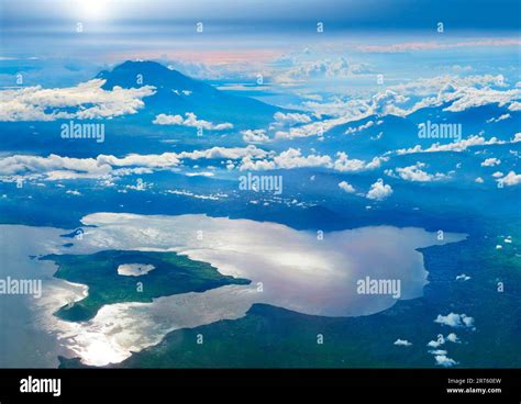 Taal Volcano aerial Stock Photo - Alamy