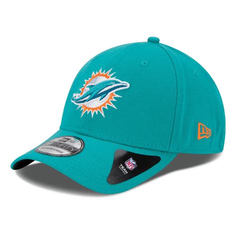 Miami Dolphins New Era 39THIRTY Team Classic Flex Hat - Aqua