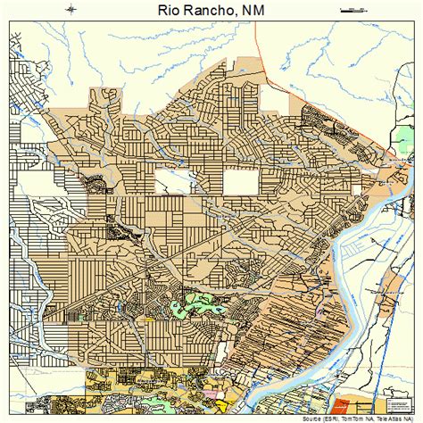 Rio Rancho New Mexico Street Map 3563460