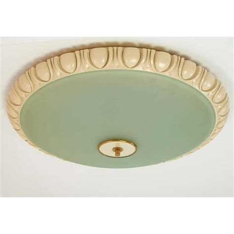 Fontana Arte (FontanaArte) - Rare Fontana Arte Ceiling Light with ...