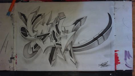 Graffiti Art Sketches at PaintingValley.com | Explore collection of ...