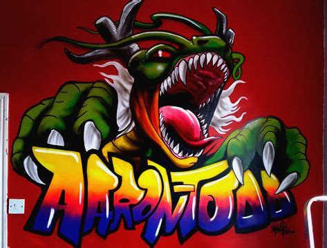 Dragon Mural | Custom murals, Graffiti, Wall art