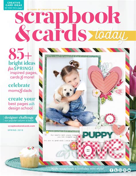 Scrapbook and Cards Today Magazine: Spring 2018 Cover Attempt | Jen ...