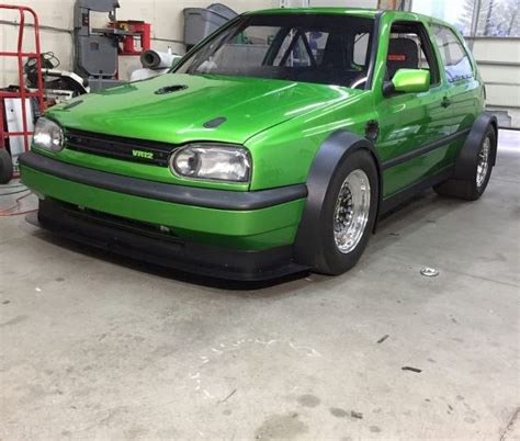 TWIN ENGINE VR6 Turbo Golf MK3 2000+HP - Turbo and Stance