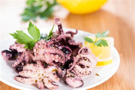 Premium Photo | Octopus salad