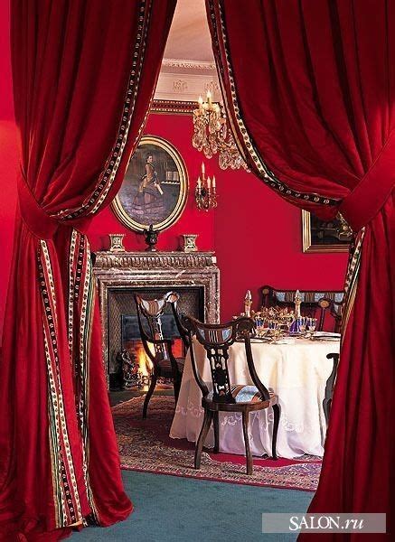 Pin by George Hodges on A Interiors | Victorian home decor, Red rooms ...