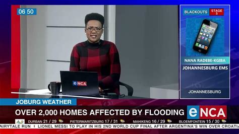 Joburg Weather | Over 2,000 homes affected by flooding - YouTube