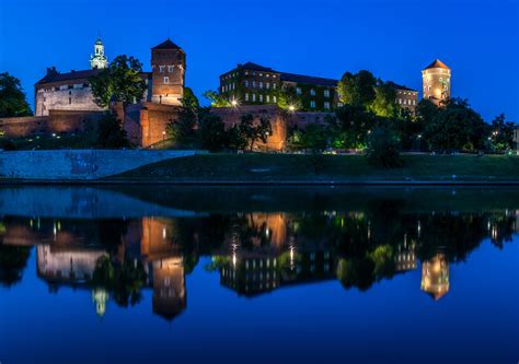 #804703 Wawel Castle, Poland, Castles, Rivers, Krakow, Night, Street ...