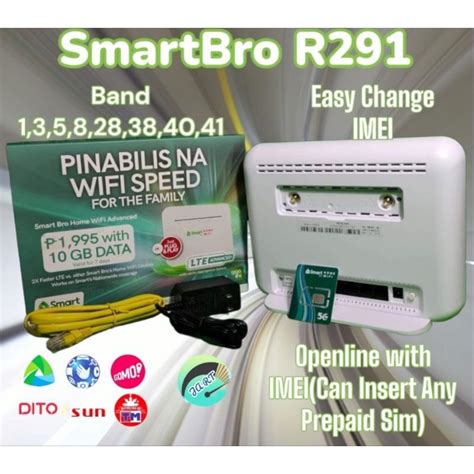 SmartBro-R291 Openline 4G-LTE+ 8-LTE Bands | Shopee Philippines