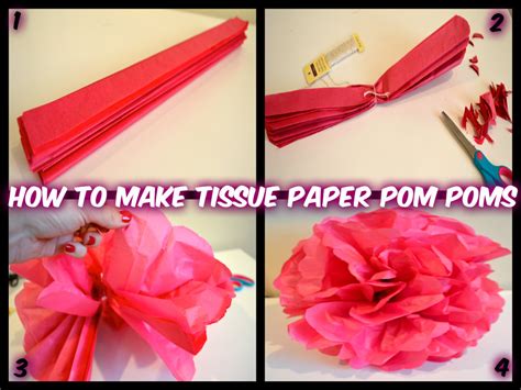 How to Make Tissue Paper Pom Poms - Fun and Easy Party Decorations ...