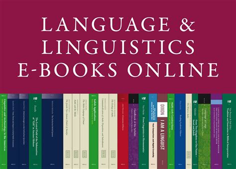 Language and Linguistics E-Books Online, Collection 2020