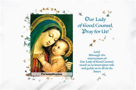 Our Lady of Good Counsel | Catholic Devotions | Prayer Pillowcases