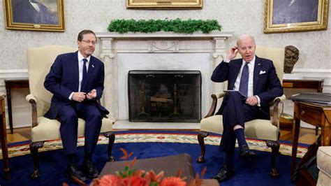 Herzog meets with U.S. President Biden, will discuss Iran