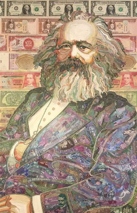 Historical Materialism- a portrait of Karl Marx by CKWilde, currency ...