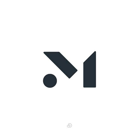 M monogram bold, modern and minimalistic #brandmark #Logo #minimalism #monogram | Grafici ...