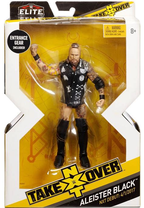 WWE Wrestling Elite NXT Takeover Aleister Black Action Figure Mattel ...