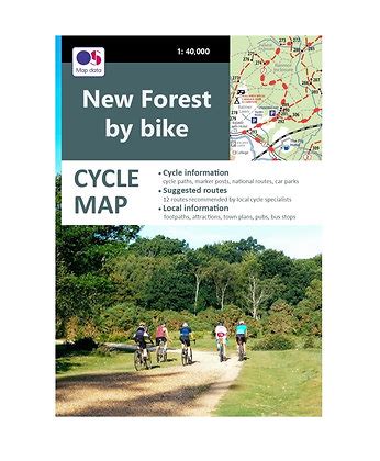 New Forest by Bike - Cycle Map | 1: 40,000 | mysite-copy1