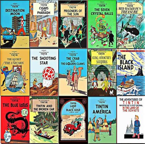 Complete Collection of the Classic 24 Tintin Books on Dvd - Etsy