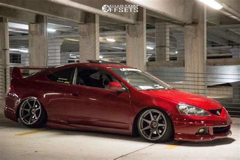 2002 Acura RSX with 18x9.5 15 MB Wheels Battle and 215/35R18 Kumho Ecsta and Coilovers | Custom ...