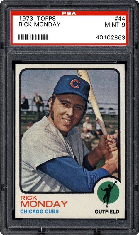 1973 Topps Rick Monday | PSA CardFacts™