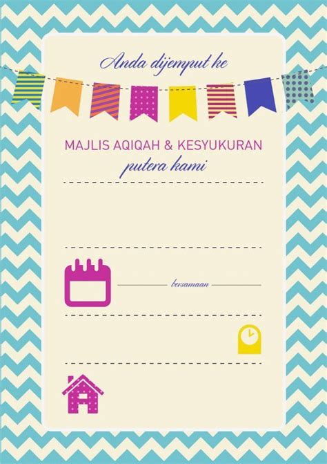 146 Background Kosong Undangan Aqiqah Anak Laki-laki For FREE - MyWeb