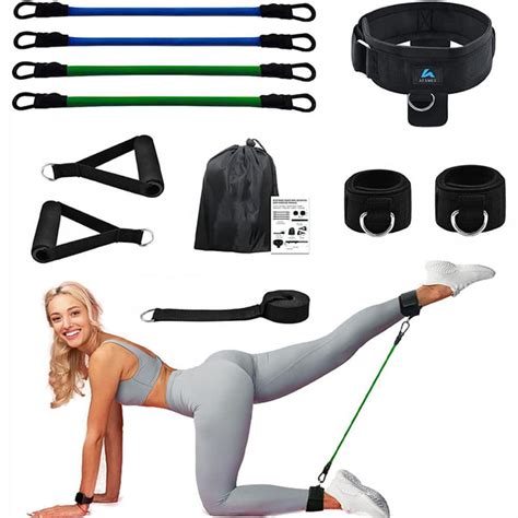 Ankle Resistance Bands Hip Legs Training Whole Body Workout set,for ...