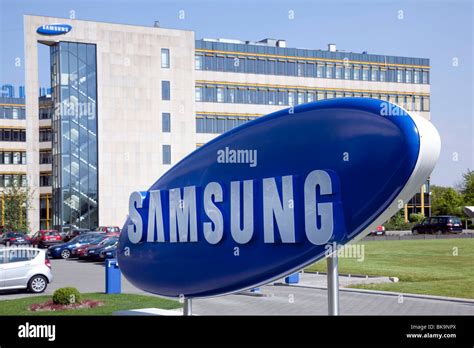 Samsung Electronics GmbH company headquarters in Germany Schwalbach, Hesse, Germany, Europe ...