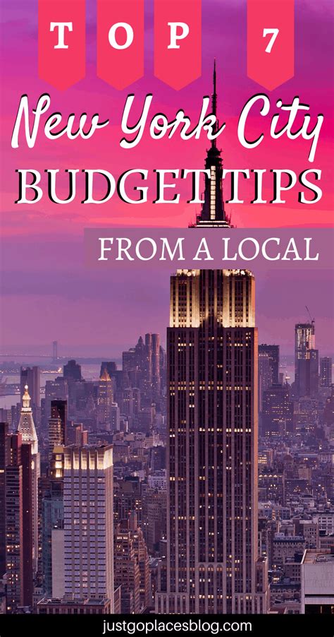 Top 7 New York City Budget Tips From A Local