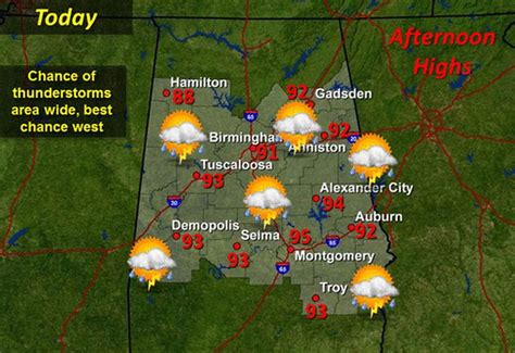 Rain possible today and throughout the week in Montgomery - al.com