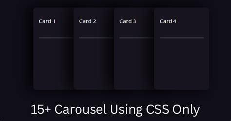 23+ Carousel HTML CSS Only (Demo + Code)