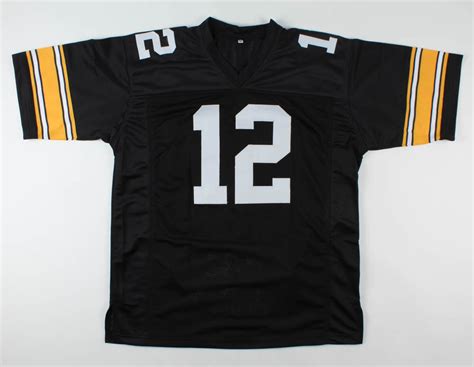 Terry Bradshaw Signed Career Highlight Stat Jersey (PSA COA) | Pristine Auction