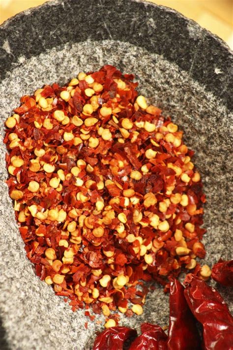 Red Chilly Flakes stock photo. Image of cuisine, asian - 38543828