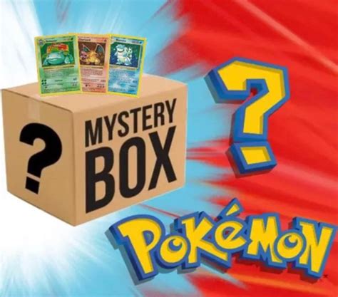 Pokémon Mystery Box 3 Sealed Booster Packs Ultra Rare - Etsy