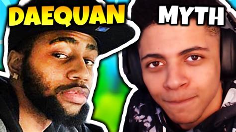 DAEQUAN RAPS ABOUT MYTH ON STREAM | Fortnite Daily Funny Moments Ep.43 ...